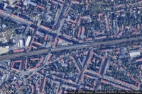 Vue aérienne de Potsdam-Babelsberg