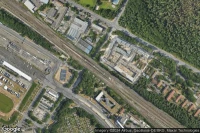 Vue aérienne de Nürnberg Frankenstadion