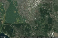 Vue aérienne de Leipzig-Connewitz