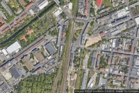 Vue aérienne de Leipzig-Plagwitz