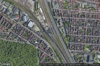 Vue aérienne de Stuttgart-Zuffenhausen