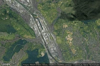 Vue aérienne de Stuttgart-Obertürkheim