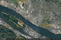 Vue aérienne de Vancouver, WA