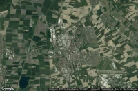 Vue aérienne de Laupheim Stadt