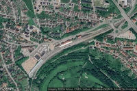 Vue aérienne de Freudenstadt Hbf