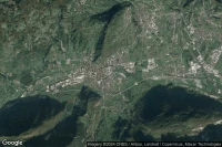 Vue aérienne de Borgo Valsugana Est