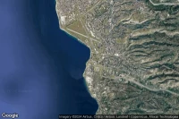 Vue aérienne de Reggio di Calabria San Gregorio