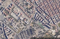 Vue aérienne de Palermo Vespri