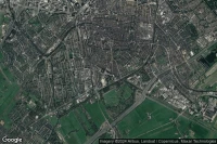 Vue aérienne de Leiden Lammenschans