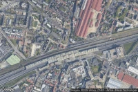 Vue aérienne de La Courneuve - Aubervilliers