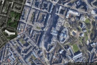 Vue aérienne de Bruxelles-Luxembourg