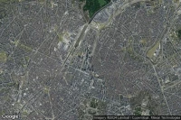 Vue aérienne de Bruxelles-Nord