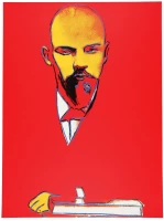 Red Lenin de Andy Warhol