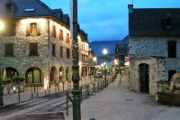 La rue principale de Saint-Lary La rue principale de Saint-Lary